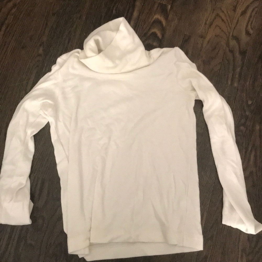 White Thermal Turtle Neck